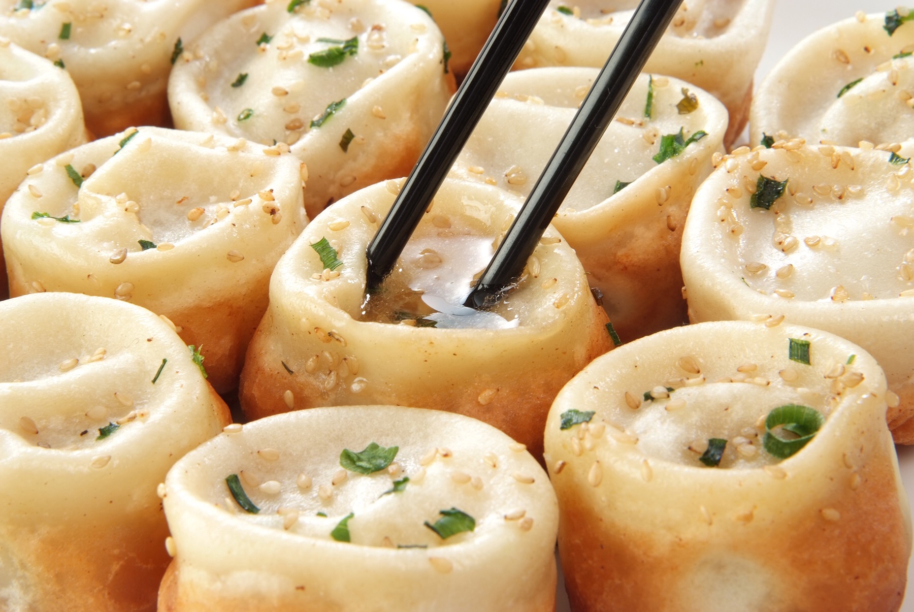 愛華楼の焼き小籠包